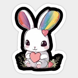 Valintine Bunny Sticker